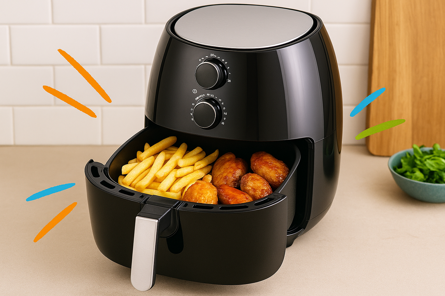 fritadeira sem óleo, air fryer, fritadeira a ar