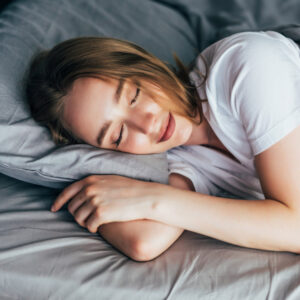 woman sleeping