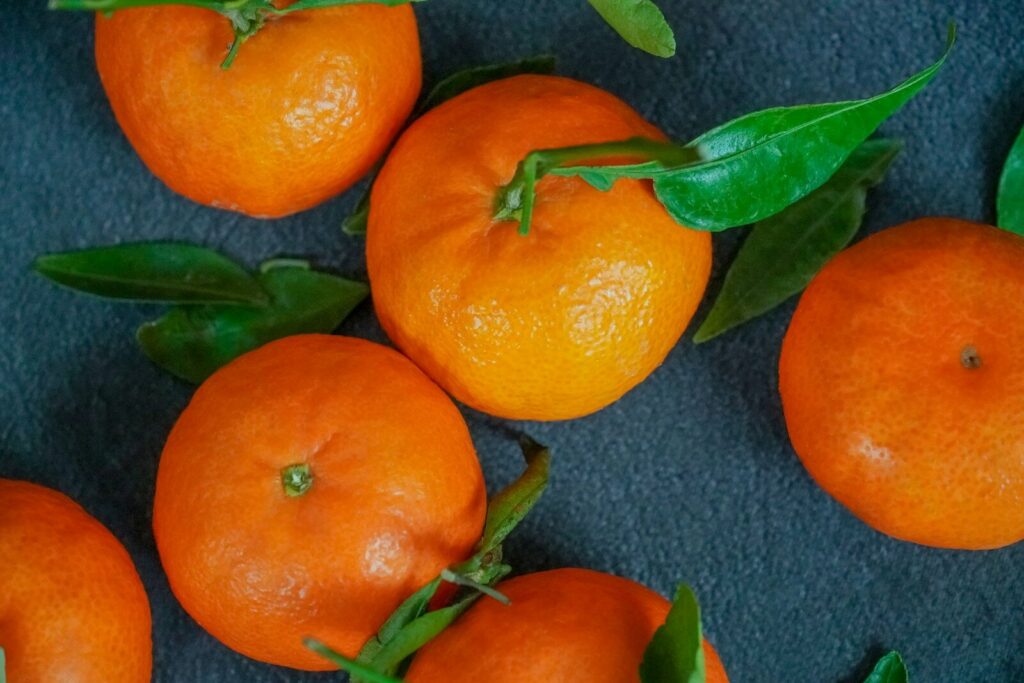 tangerinas com chocolate