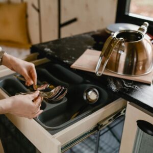 Gavetas da cozinha