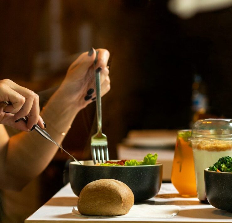 O jantar se você estiver de dieta