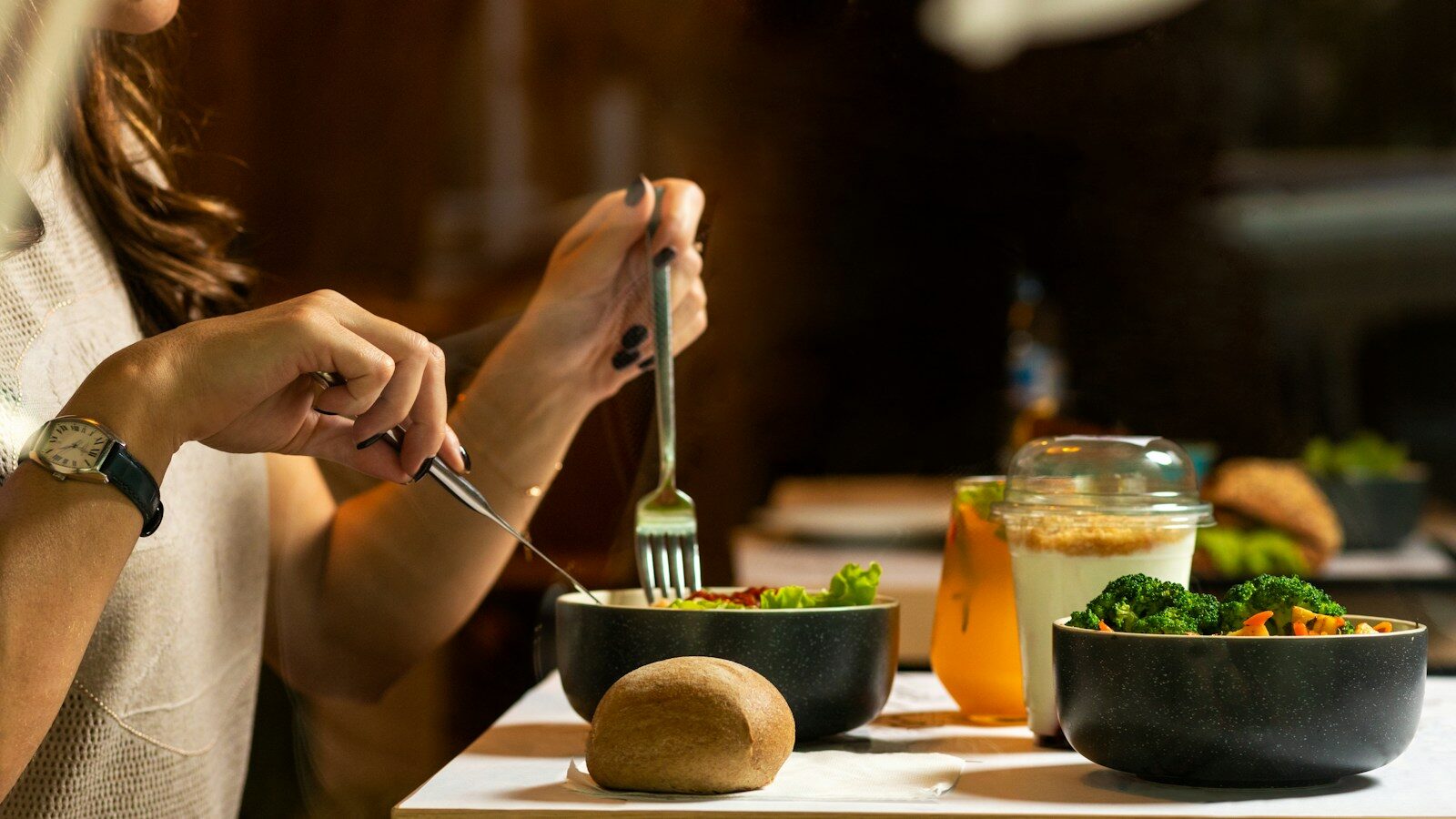 O jantar se você estiver de dieta