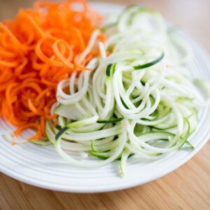 7) Espiralize seus vegetais