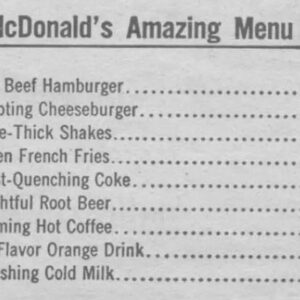 4. Os hambúrgueres do McDonald's originalmente custavam 15 centavos
